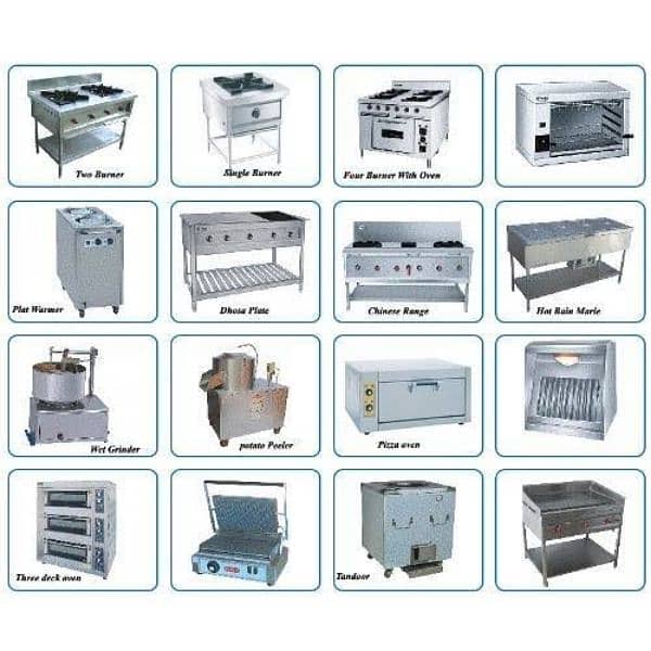 Commercial kitchen equipments in Pakistan | Stoves, Dough mixer ,Grill 2