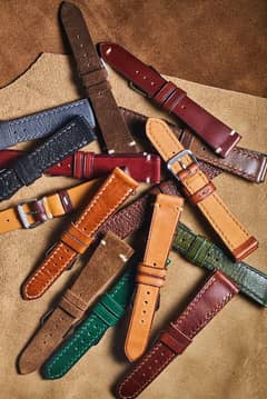 Handmade leather watch straps & Made To Order available