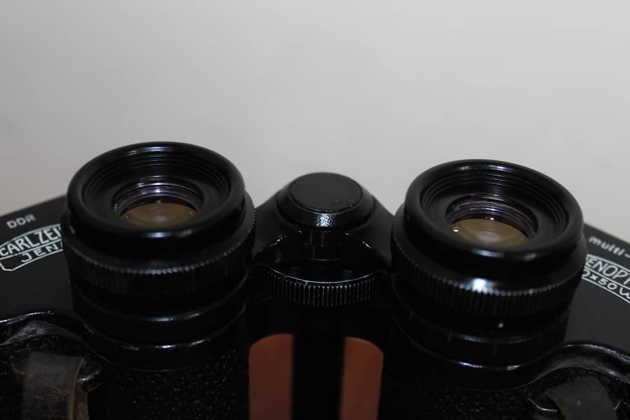 Carl Zeiss Jena DDR Jenoptem 10x50W Vintage German Binocul 7