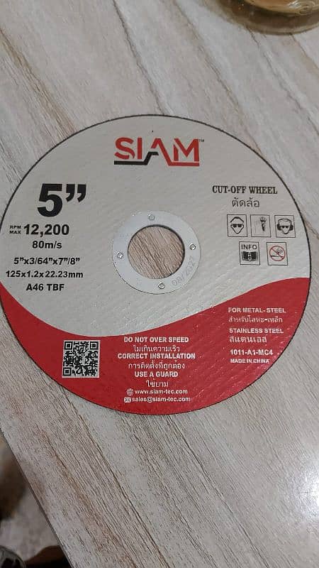 Siam Cutting disc and Drill bits 1