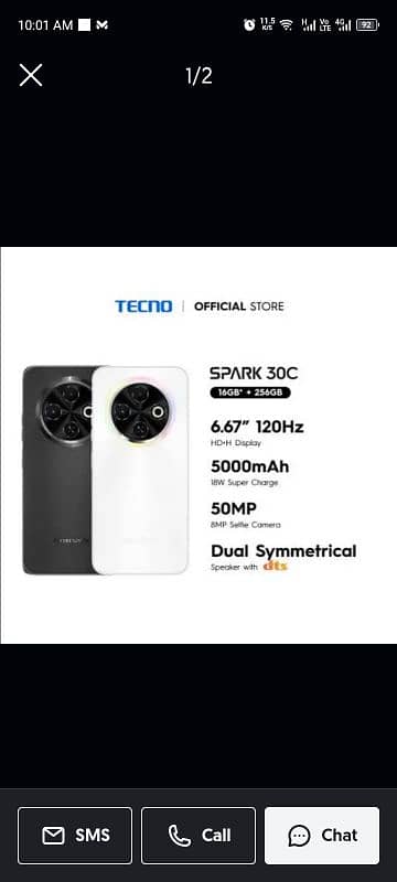 Tecno spark 30c 1