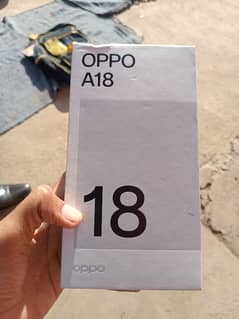 Oppo A18 4+4Ram  128 Room with 6month warranty