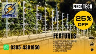 Electric fence ,home security fence ,wire fence ,fence