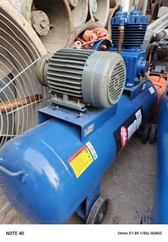 Air Compressor/2 Clyinder Compressor/Double Piston/5HP/japan /200LTR