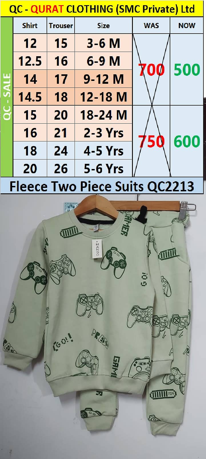 Fleece & Terry Suits 12