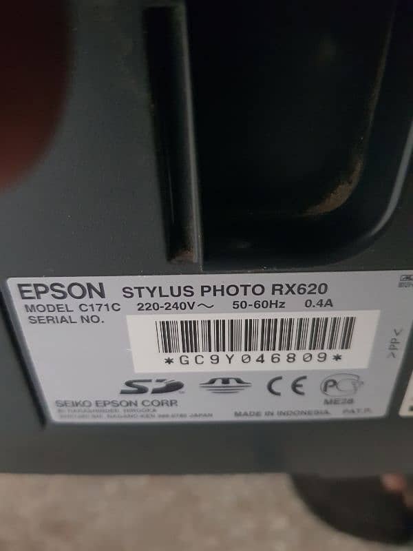 EPSON MODEL C171C STYLUS PHOTO  RX620 11