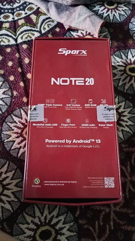 sparx note 20 256gb AMOLED panel 120hz 1