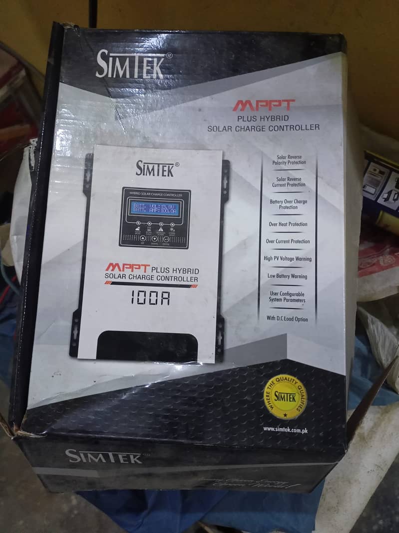 SIMTEK  MPPT charge controller 100AM AND SISCO 12 PORT ALL GIGA USED 7