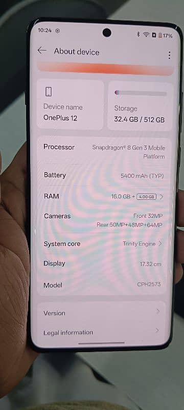 OnePlus 12 5G 512gb 5