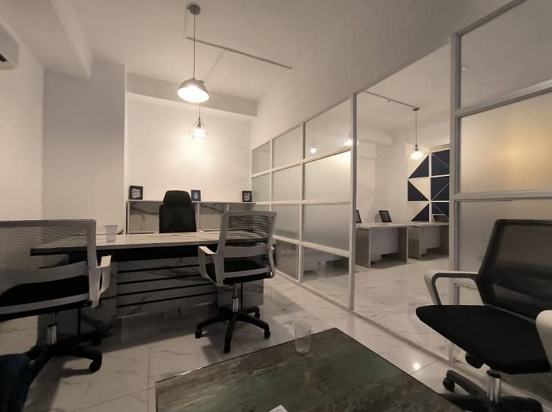 Furnished Office for Rent for Silent Office (Call center + Software house + Marketing office and other setup as you want) 0