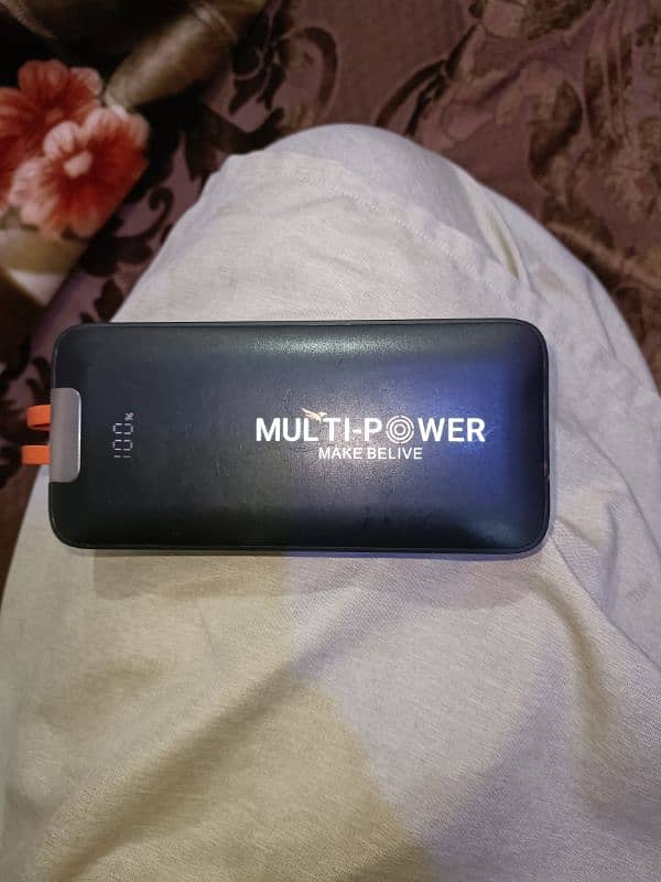 Power bank Multi power ka hain orignal 20000 mah hain pura garanty se 2