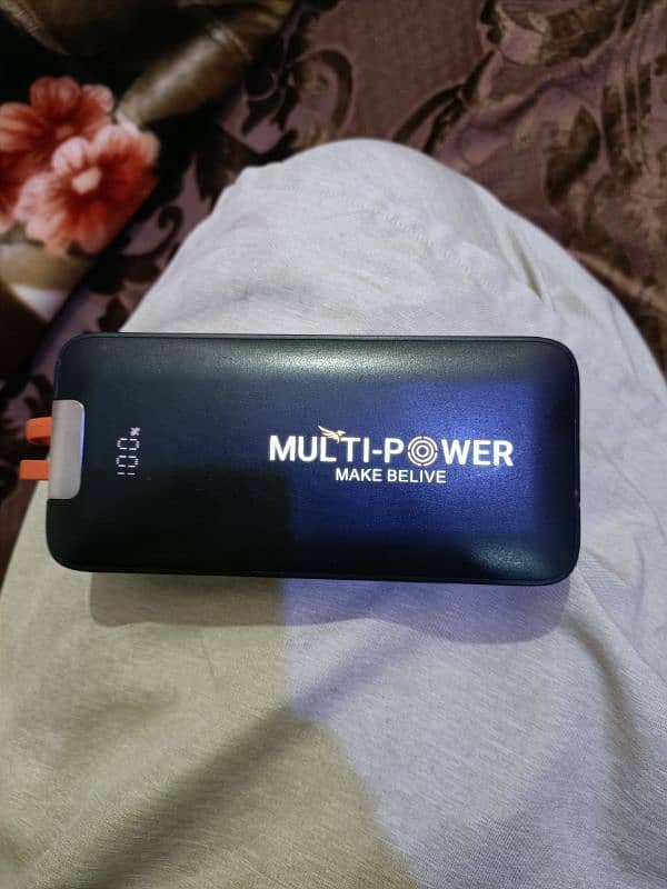 Power bank Multi power ka hain orignal 20000 mah hain pura garanty se 3