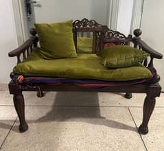 Antique wooden sofa