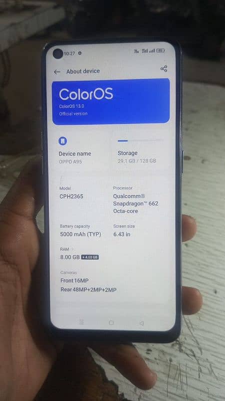 oppo a95 8+8 /128gb 0