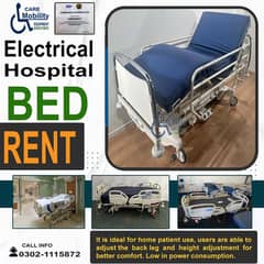 Electric Bed ON Rent Hospital Bed For Rent / Home Patient Bed on Rent