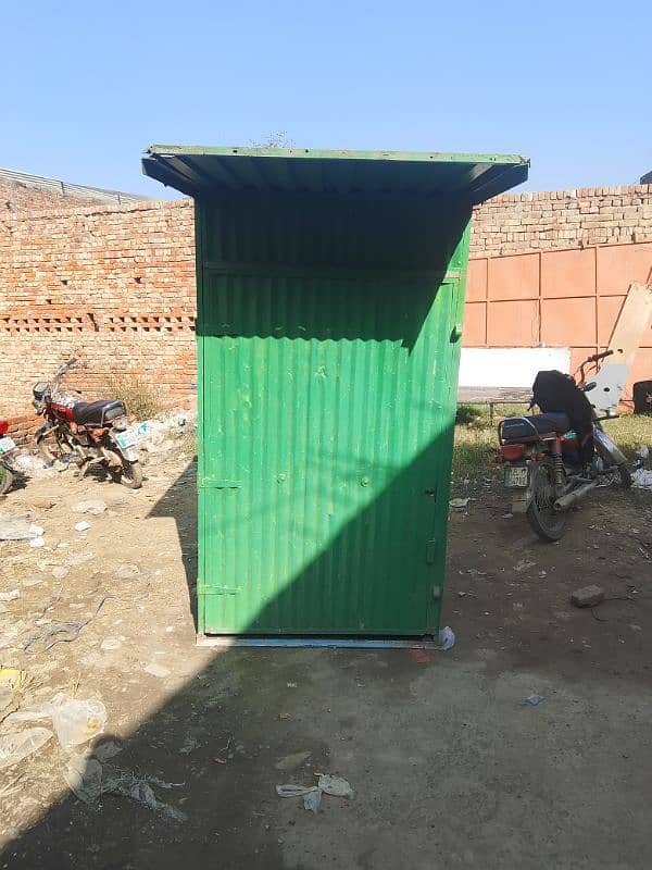 Mini mobile shop iron sheet cabin 2