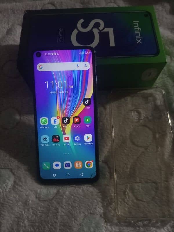 infinix S5 PTA proof all okay 4. RAM 64. GP front 32 back 16 3