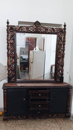 Dressing Table - Chinyoti (Chinioti) Design Pure Sheesham