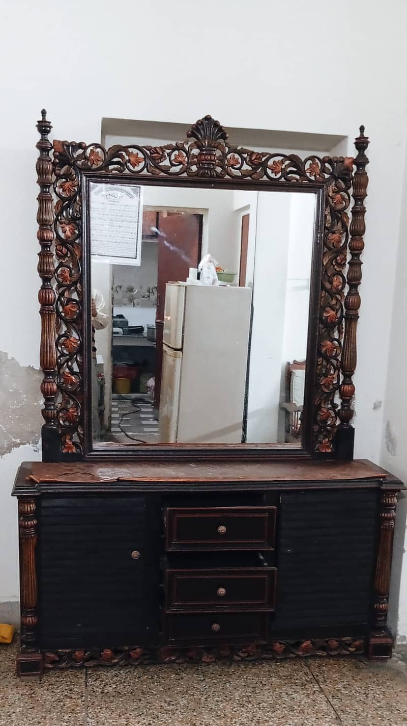 Rs. 25,000 Dressing Table - Pure wood Chinyoti (Chinioti) Design 0