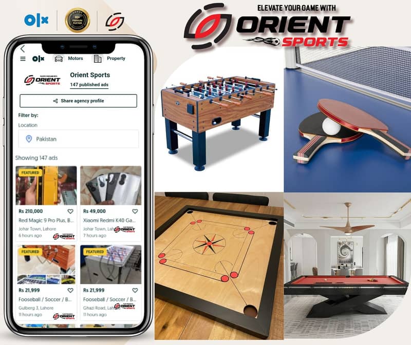 SNOOKER TABLE | CARROM BOARD | FOOSBALL | TABLE TENNIS | ALL SPORTS 3