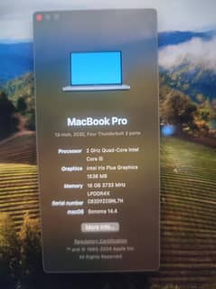 MacBook Pro 2020 Intel 13" For Sale