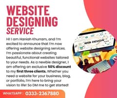 Website desiging services available || Customer satisfaction