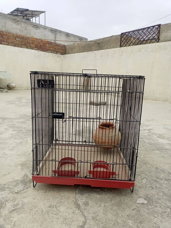 birds cage just like new. . . use just 2 months all ok 0