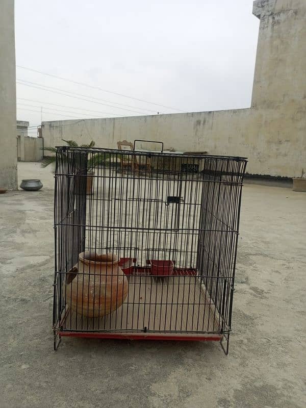 birds cage just like new. . . use just 2 months all ok 2