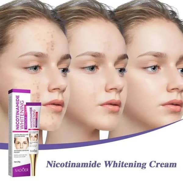 Nicotinamide Whitening Freckles Cream Remove Melasma Dark Spot Acne 6