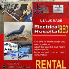 Motorised Hospital Bed On Rent / Electric BED FOR RENT