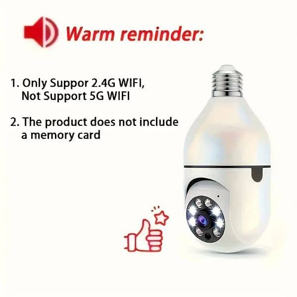 Wifi Camera available with delivery. 4