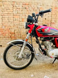 Honda CG 125 2013 Model Convert to 2024 model red