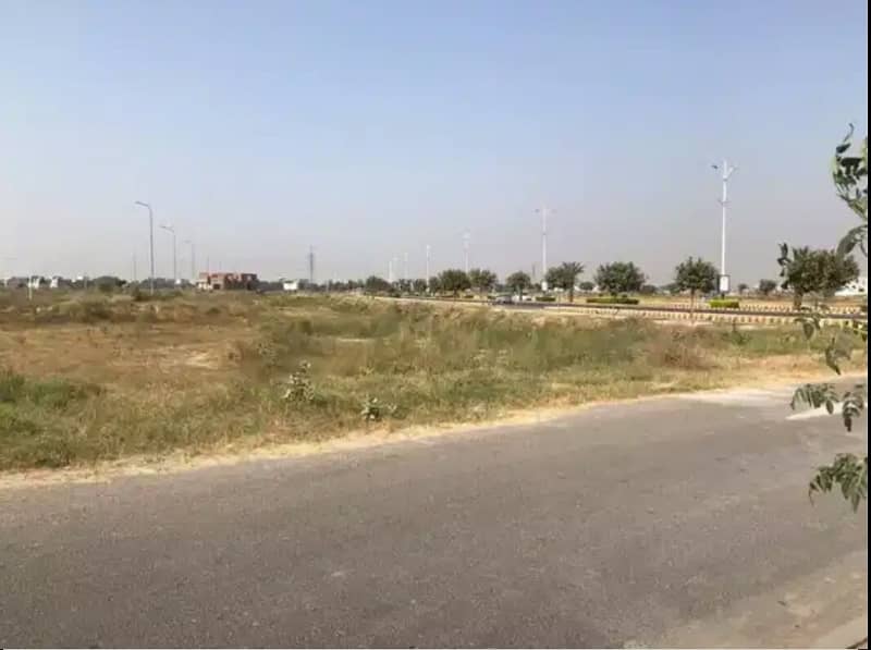 FACING PARK 1 KANAL PLOT IN DHA PHASE 9 PRISM FOR SALE BLOCK H 0