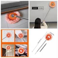 Multifunctional Extendable Wall Cleaning Mop, 360°Rotatable Adjustable