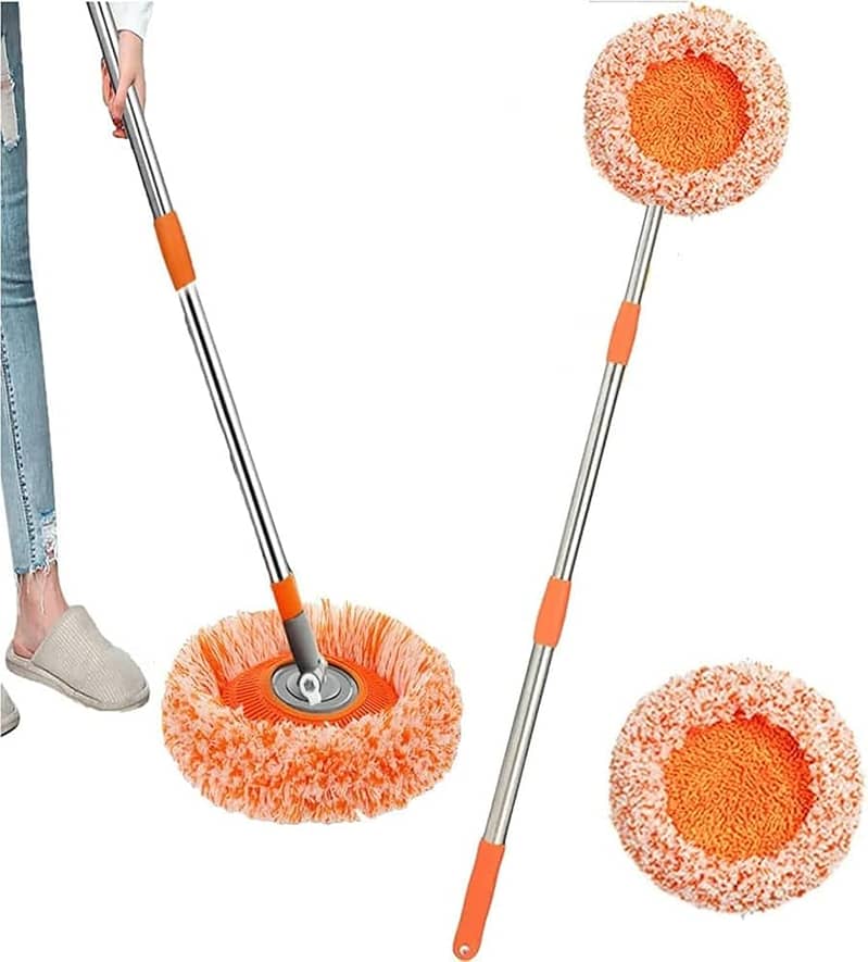 Multifunctional Extendable Wall Cleaning Mop, 360°Rotatable Adjustable 1