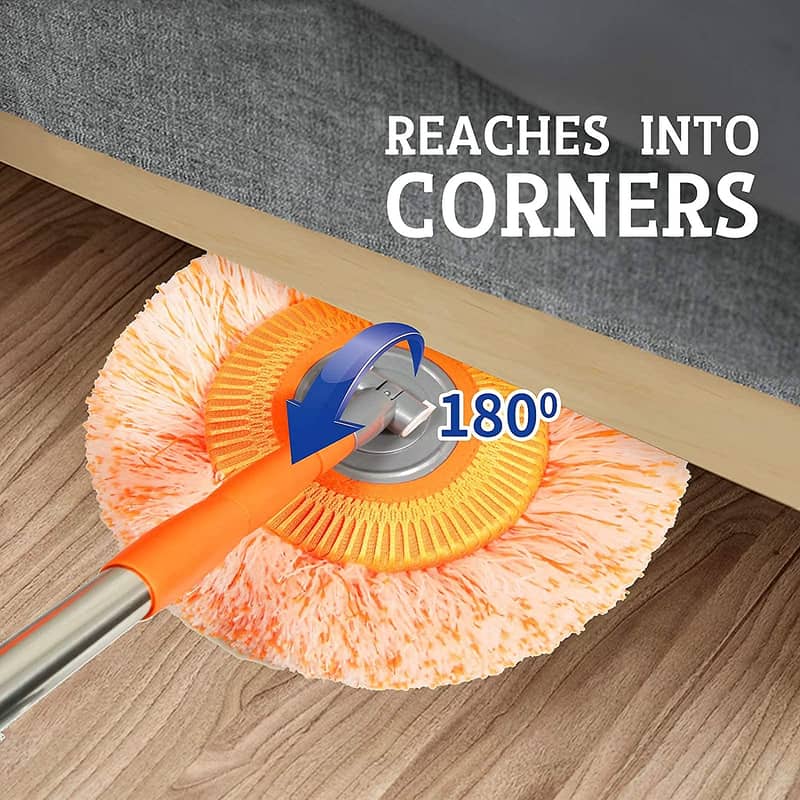 Multifunctional Extendable Wall Cleaning Mop, 360°Rotatable Adjustable 3