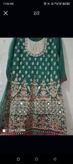 heavy embroidery suit