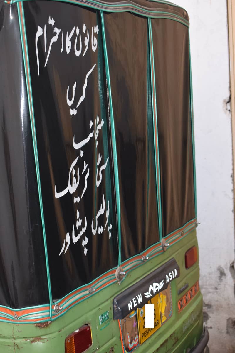 New Asia rikshaw with Peshawar permit for sale 10