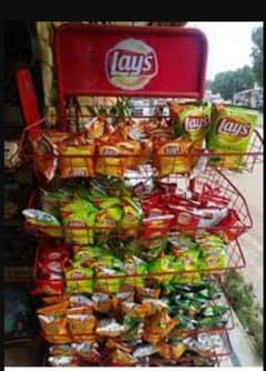 lays chips stand