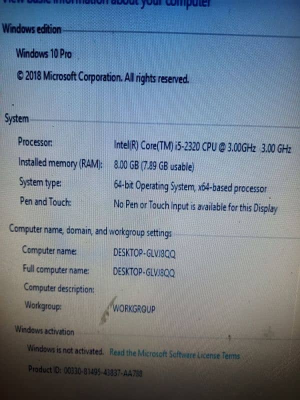 Core i5 2nd Generation pc for sale 2