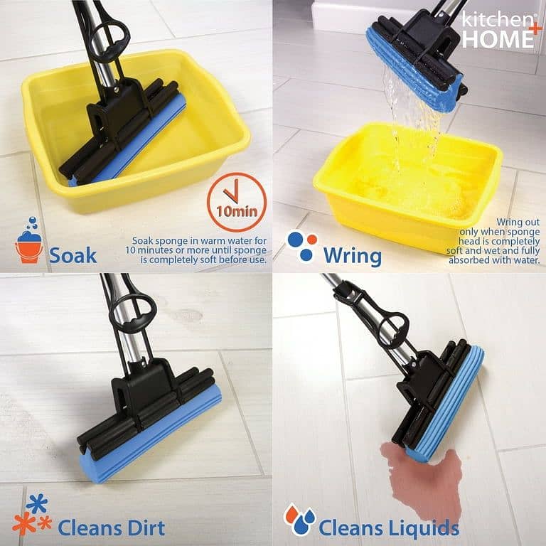 FoamicSponge/SqueezyMop/HomeFloor/KitchenLiving/RoomBathroom/Cleaning 10