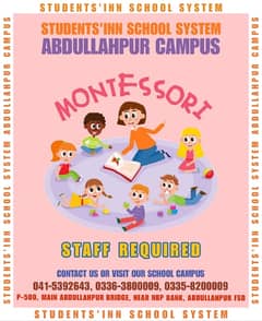 Montessori Teacher required for PG & Nursery