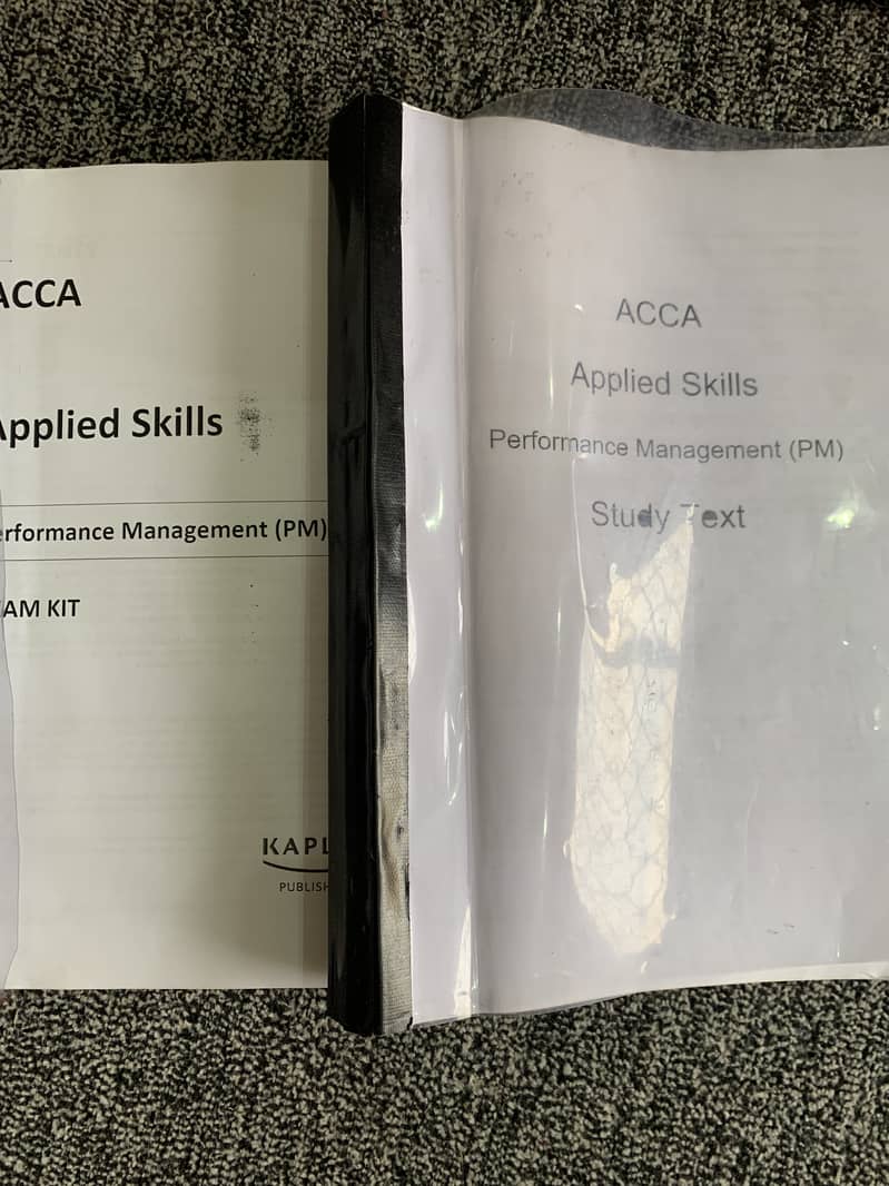 PERFORMANCE MANAGEMENT F5 ACCA TEXT BOOK AND EXAM KIT. EXAM PACK 1