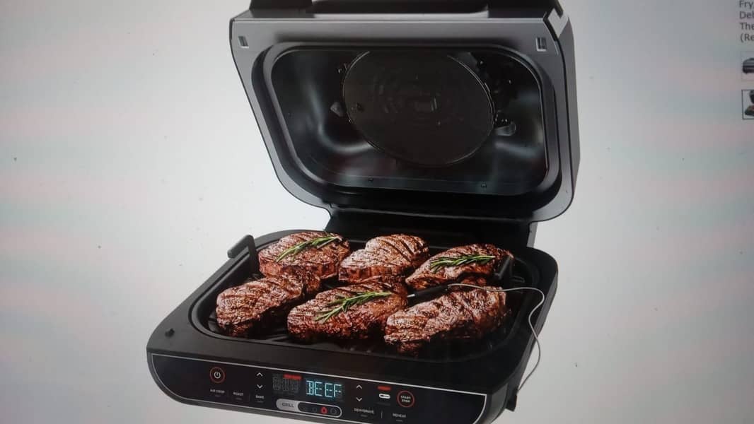 NINJA  FOODIE SMART GRILL  +  electric adapter / transformer 1