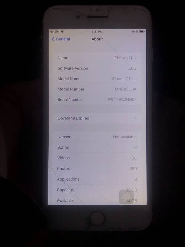 iPhone 7Plus Non Pta - 32GB - Pannel Battery Changed 11