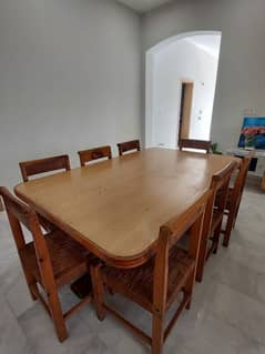 Dinning Table set 8 persons with chairs