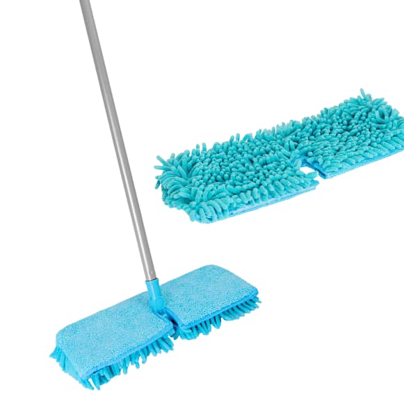 Mop, Floor Cleaner Home Cleaning Supply Flat Mop Microfiber Wet Dust 8