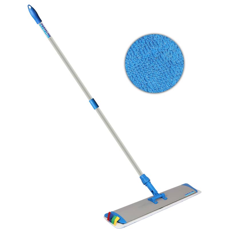 Mop, Floor Cleaner Home Cleaning Supply Flat Mop Microfiber Wet Dust 10