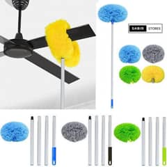 DusterMicrofiber Fan Duster Telescoping Extension Pole Washable Dust