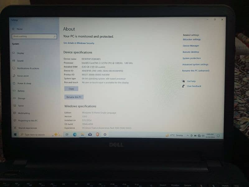 Dell Inspiron 3521 (Core i3, 3rd gen) 5